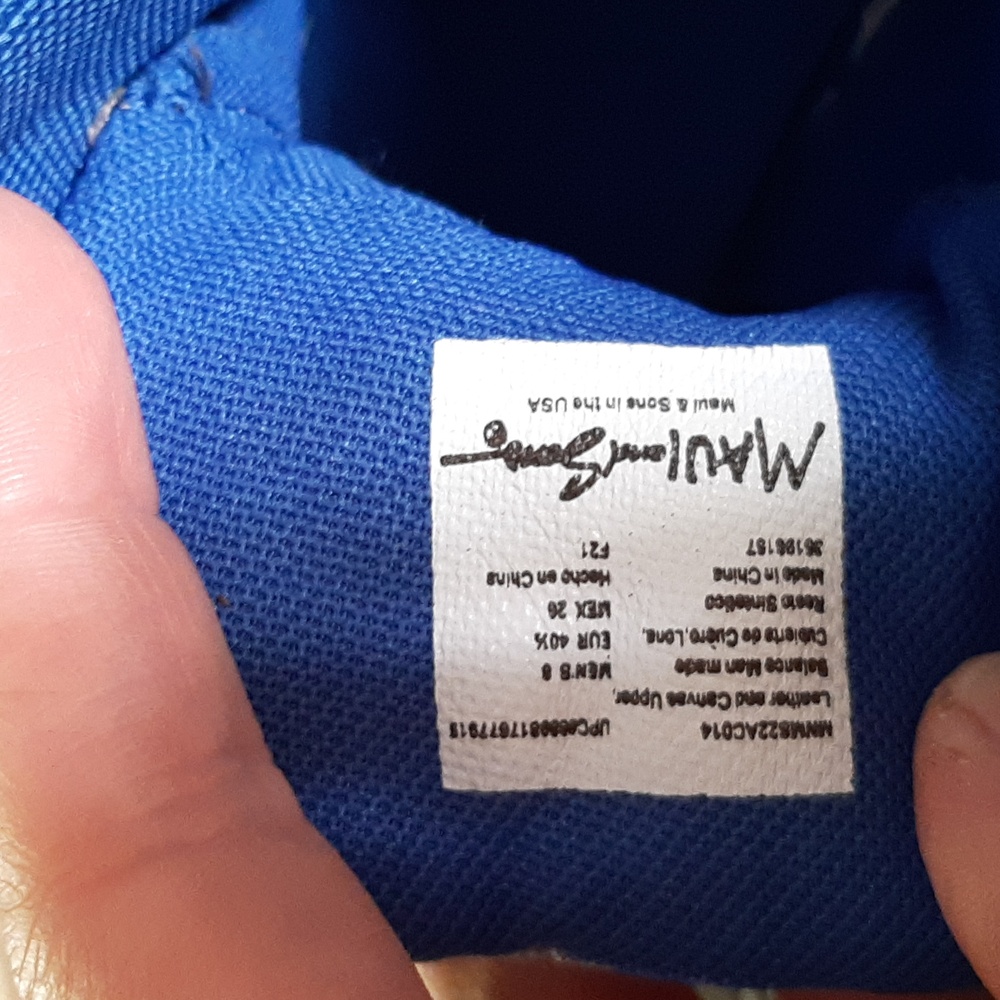 Maui & Sons Men's High Skate Sneaker size 8 - Picture 7 of 9